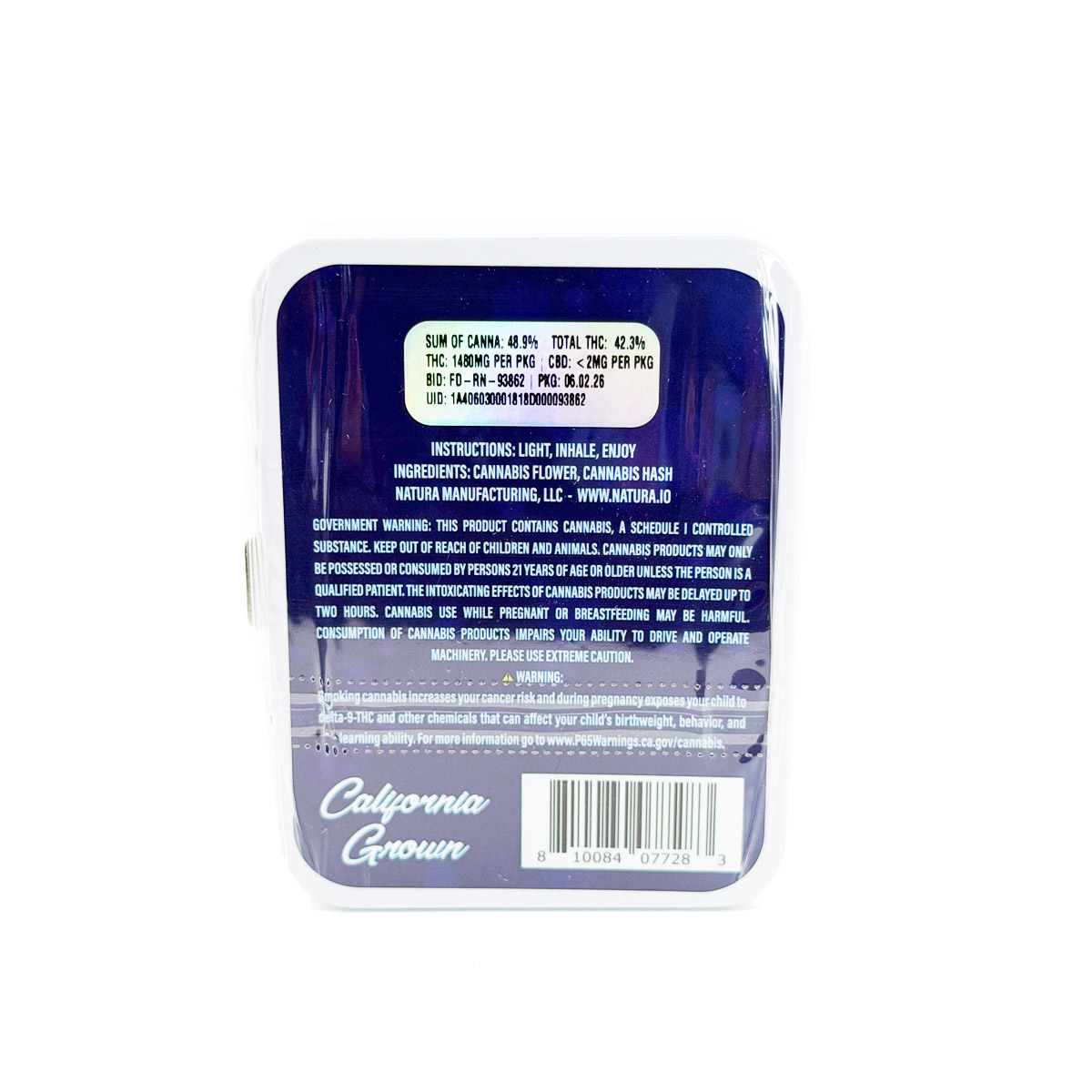 Fidel 70/30s Flower Hash Runtz 3.5 Grams (3.5g) Cannabis Infused Pre-Rolls (5-Pack)