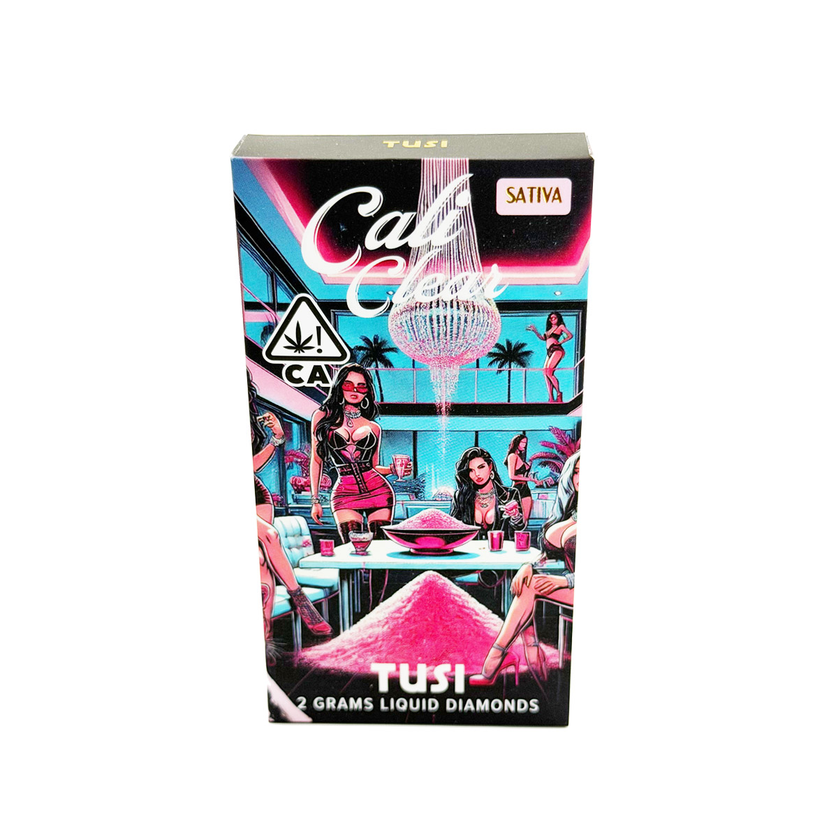 Cali Clear Liquid Diamonds Tusi (Sativa) 2 Grams (2g) Disposable Vape