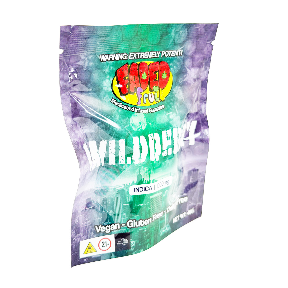Faded Fruit Medicated Infused Wildberry (Indica) 1000mg Edible Gummies