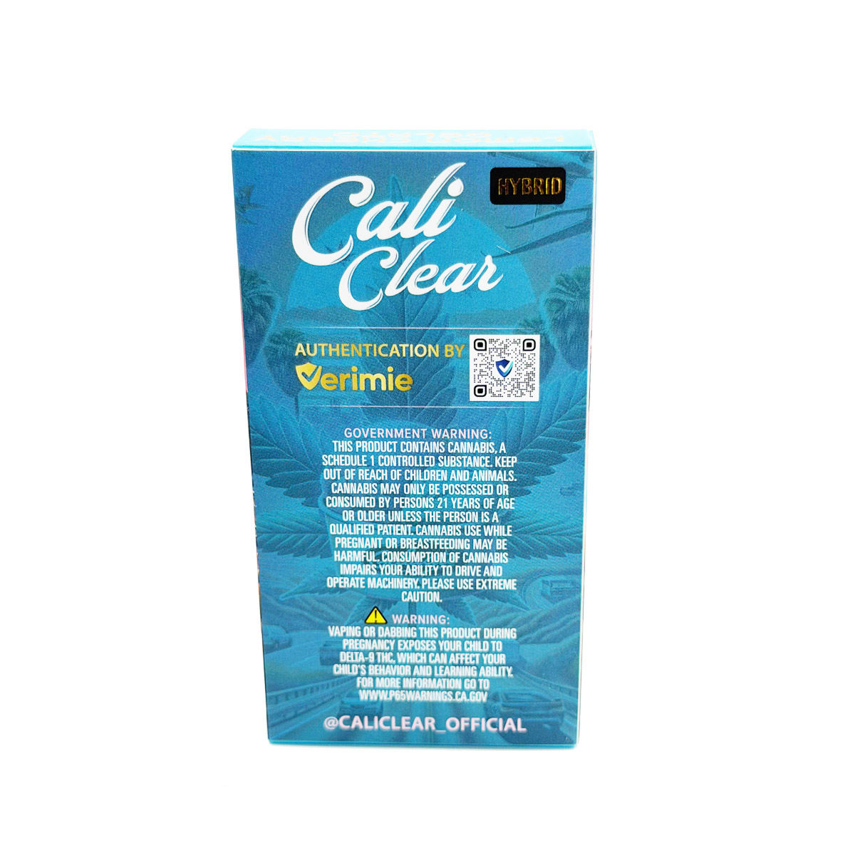 Cali Clear Liquid Diamonds Lemon Cherry Gelato (Hybrid) 2 Grams (2g) Disposable Vape