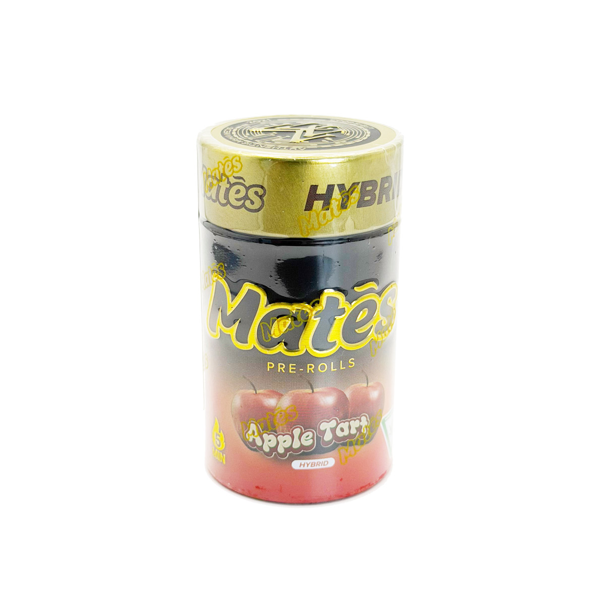 Muha Meds Mates Apple Tart (Hybrid) 6 Grams (6g) Infused Pre-Rolls (5-Pack)