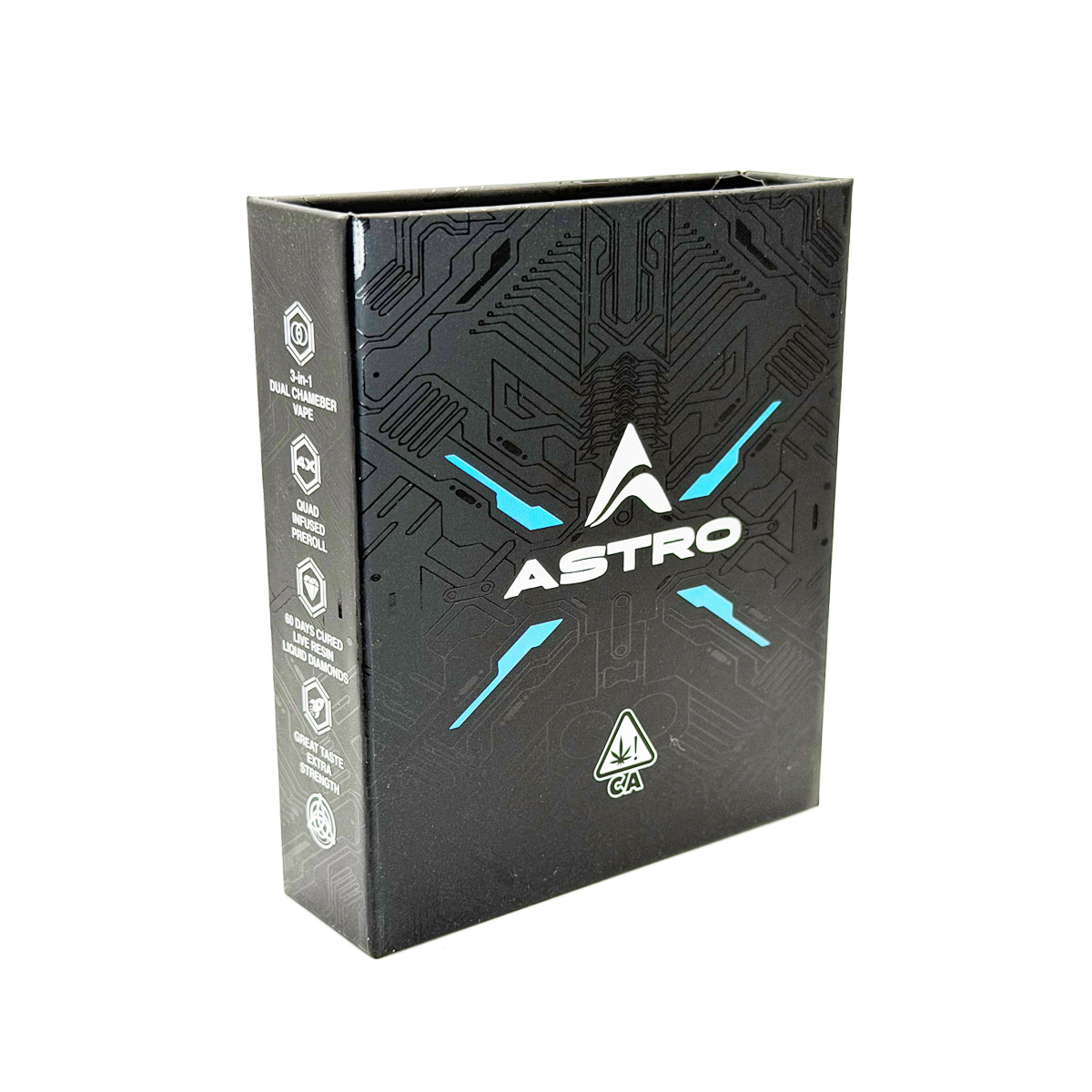 Astro Universe Supernova Strawberry Haze (Sativa) / Orbit Higashi (Indica) 2 Grams (2g) Dual Tank Disposable Vape