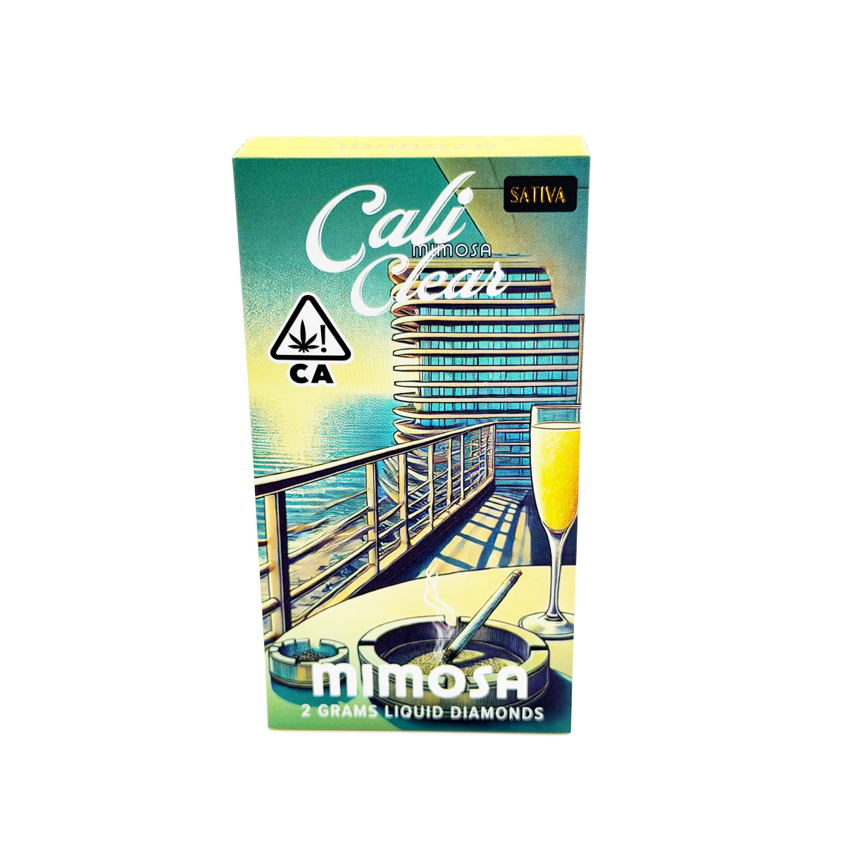 Cali Clear Liquid Diamonds Mimosa (Sativa) 2 Grams (2g) Disposable Vape