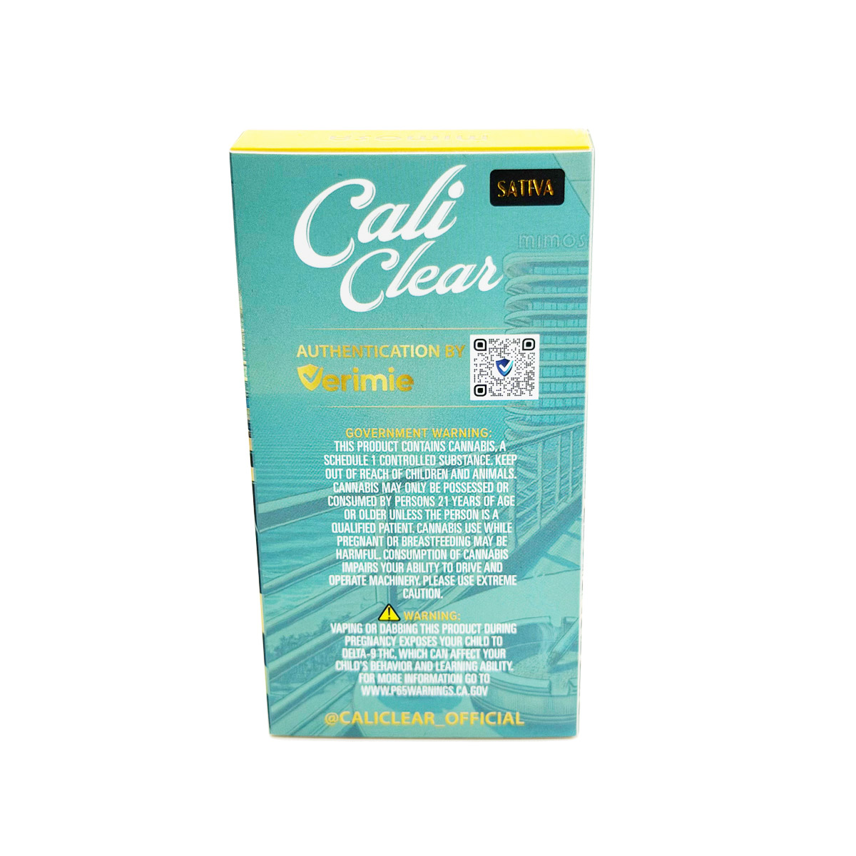 Cali Clear Liquid Diamonds Mimosa (Sativa) 2 Grams (2g) Disposable Vape