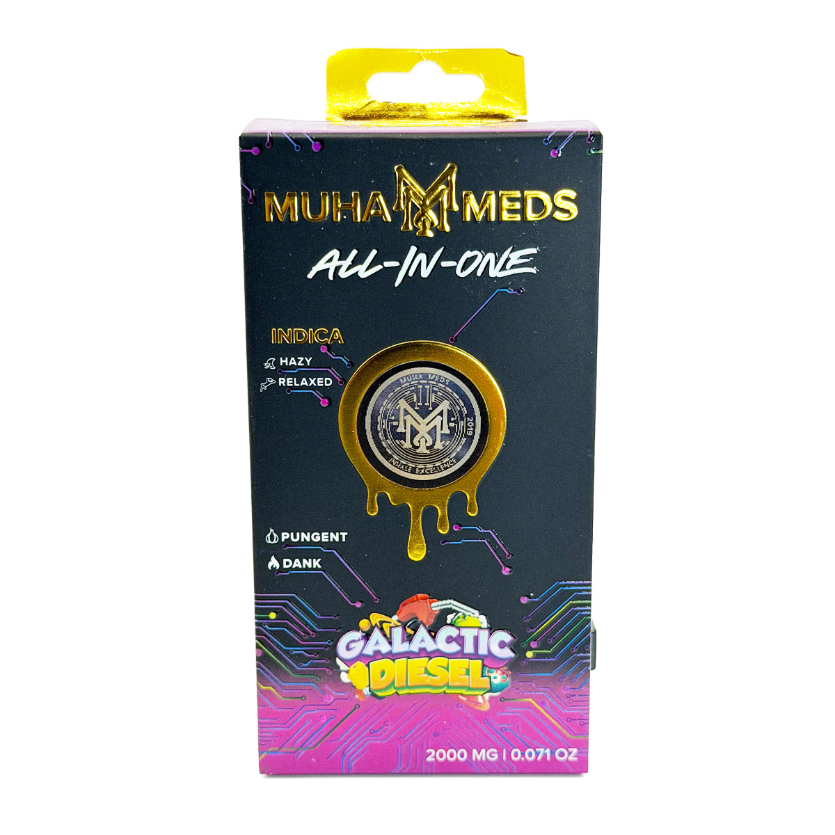 Muha Meds All-In-One Galactic Diesel (Indica) 2 Grams (2g) Disposable Vape