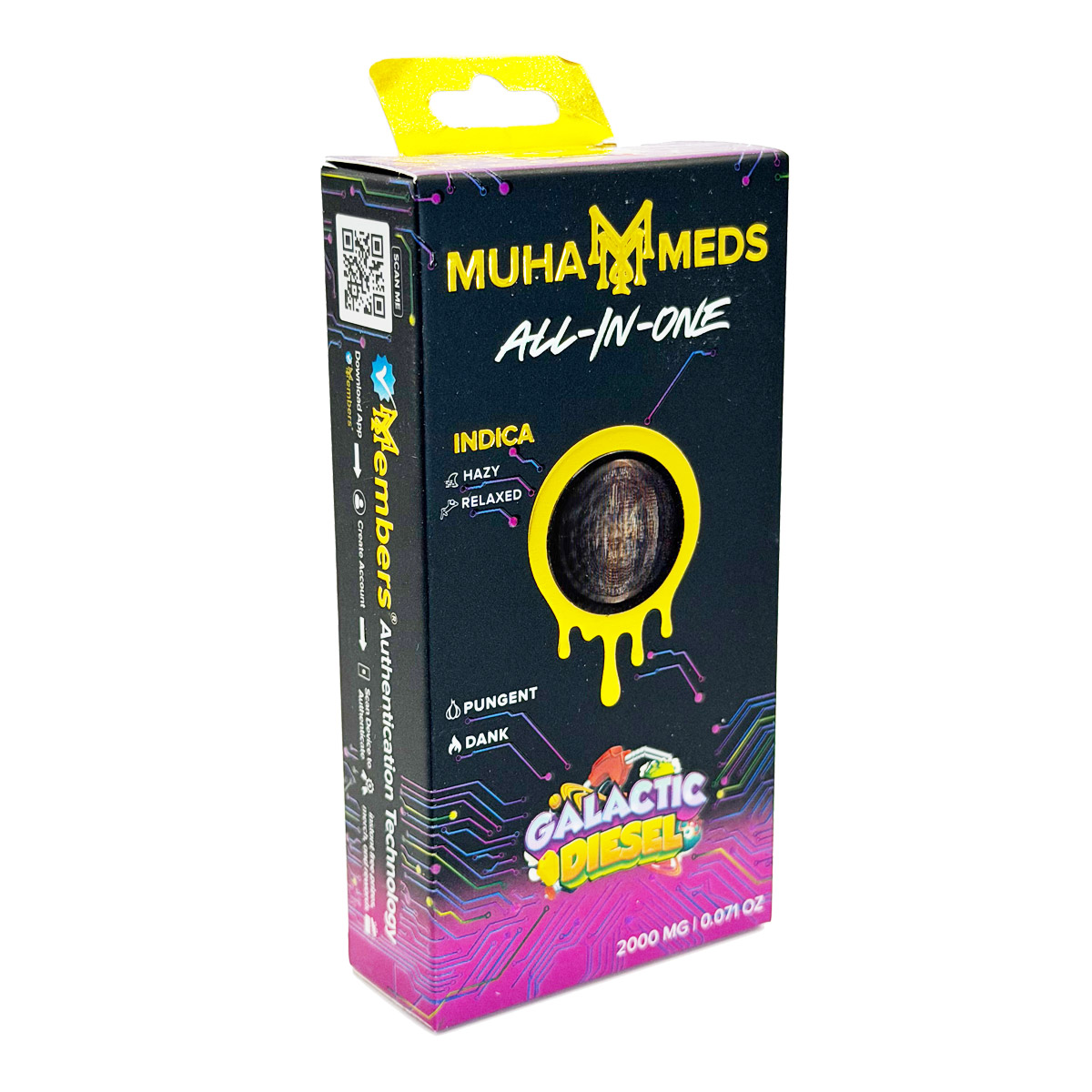 Muha Meds All-In-One Galactic Diesel (Indica) 2 Grams (2g) Disposable Vape