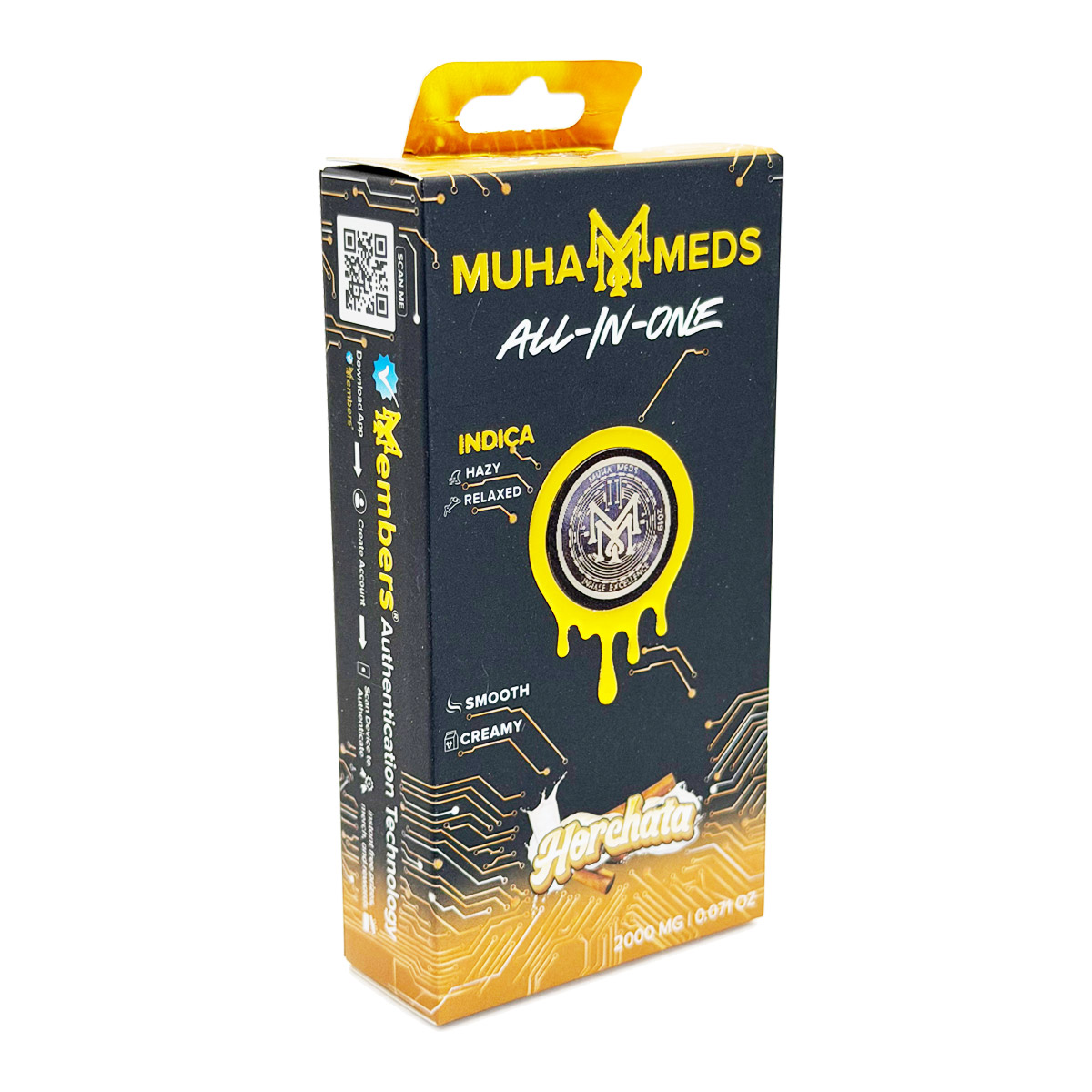 Muha Meds All-In-One Horchata (Indica) 2 Grams (2g) Disposable Vape