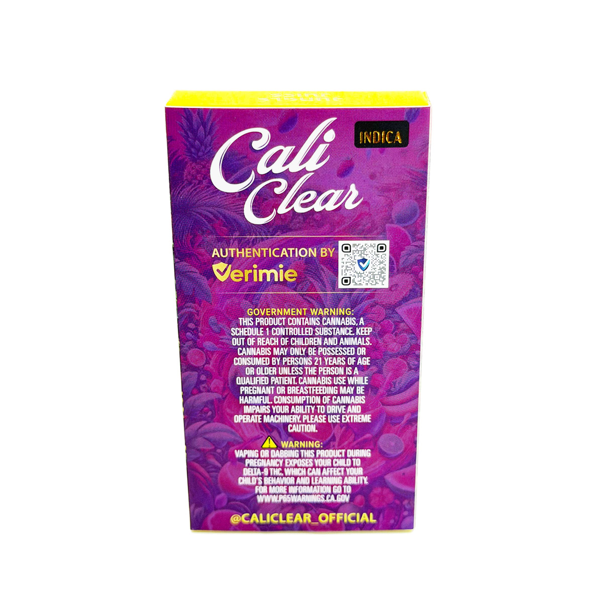 Cali Clear Liquid Diamonds Jungle Juice (Indica) 2 Grams (2g) Disposable Vape