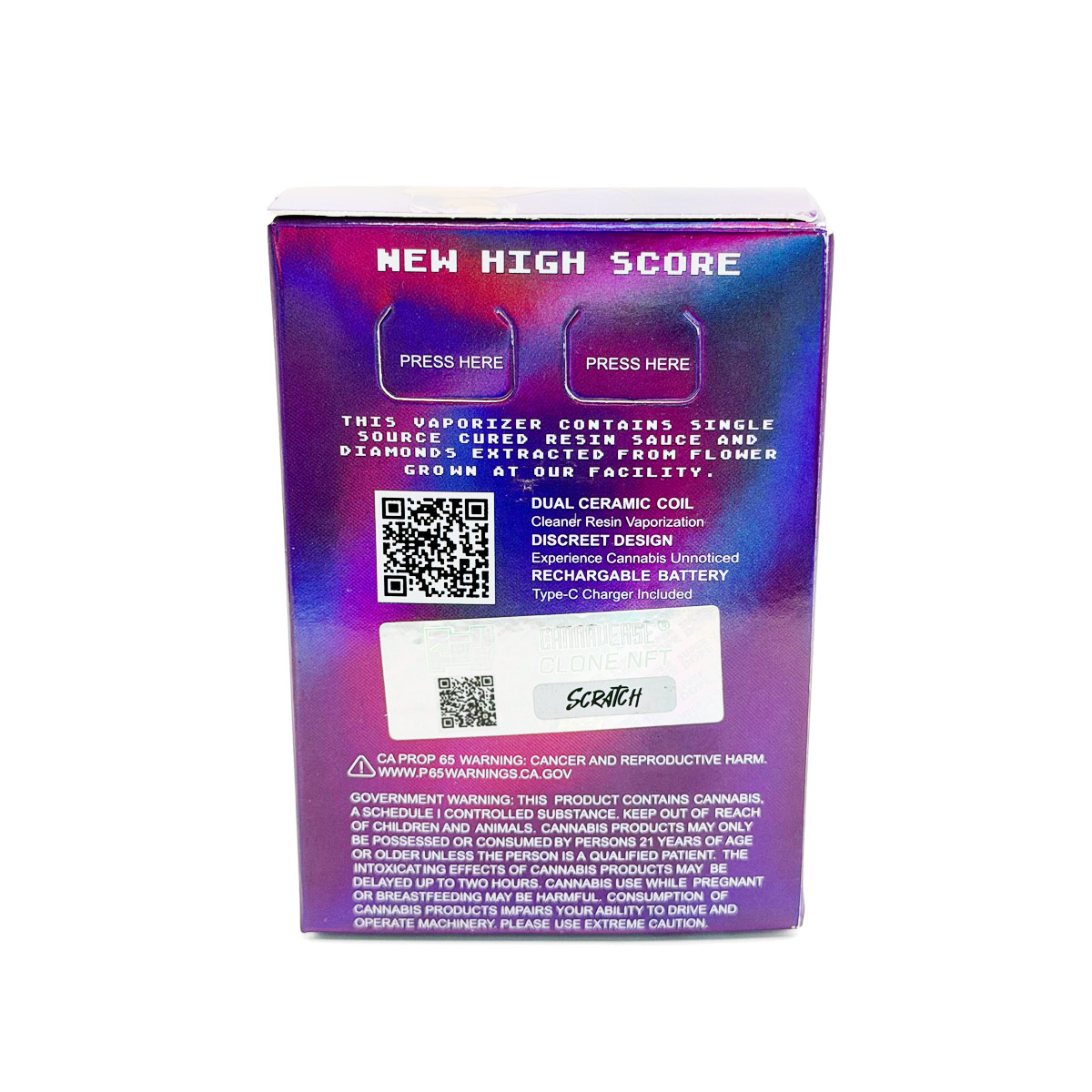 Super Dope Live Diamond Resin Plum Popperz 2 Grams (2g) Disposable Vape