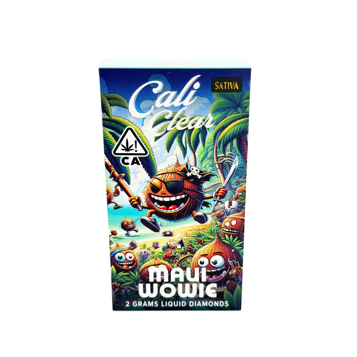 Cali Clear Liquid Diamonds Maui Wowie (Sativa) 2 Grams (2g) Disposable Vape