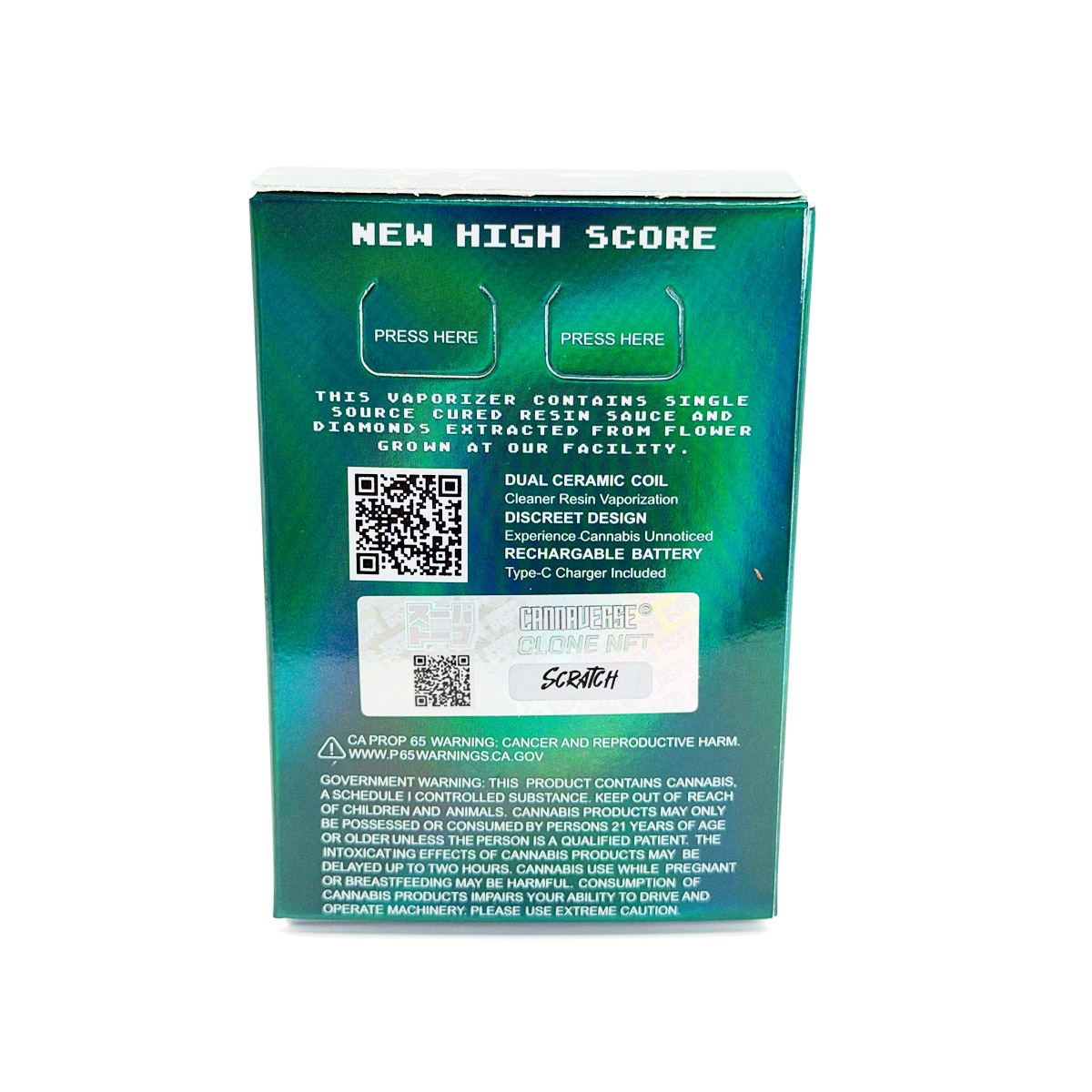 Super Dope Live Diamond Resin Mega Z Emerald 2 Grams (2g) Disposable Vape