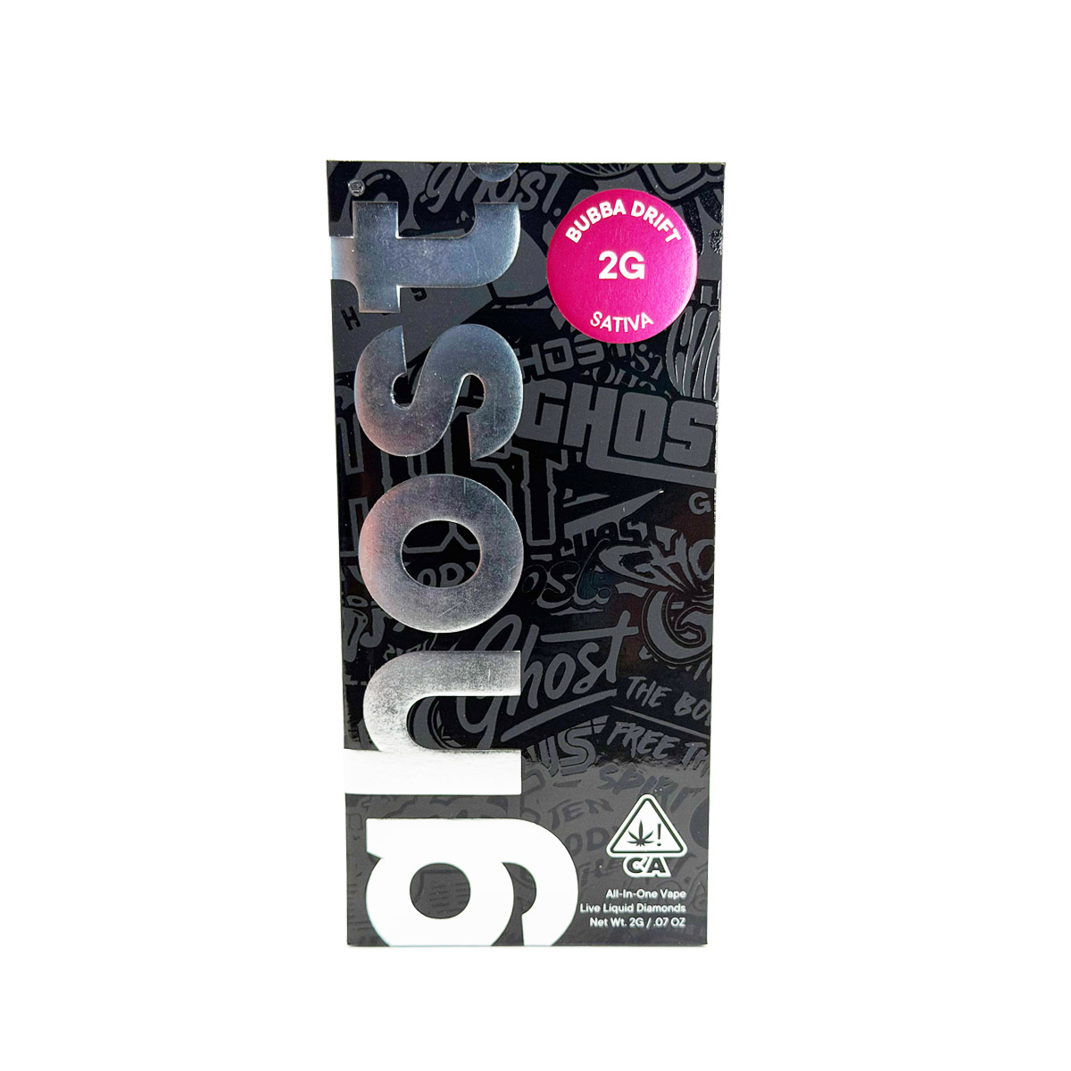 Ghost Live Liquid Diamonds All-in-One Bubba Drift (Sativa) 2 Grams (2g) Disposable Vape