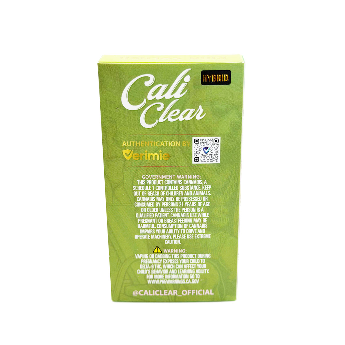 Cali Clear Liquid Diamonds Pina Colada (Hybrid) 2 Grams (2g) Disposable Vape
