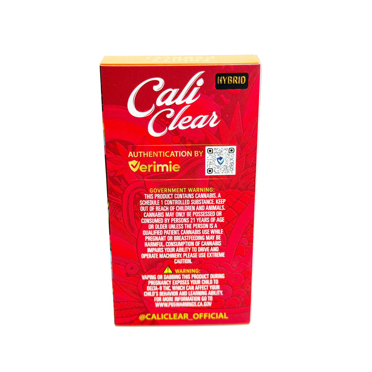 Cali Clear Liquid Diamonds Fruity Pebbles (Hybrid) 2 Grams (2g) Disposable Vape