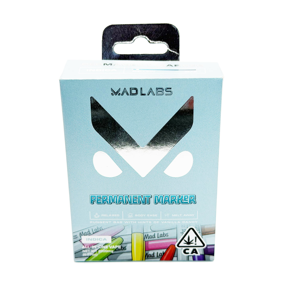 Mad Labs All In One Cannabis Permanent Marker (Indica) 2 Grams (2g) Disposable Vape