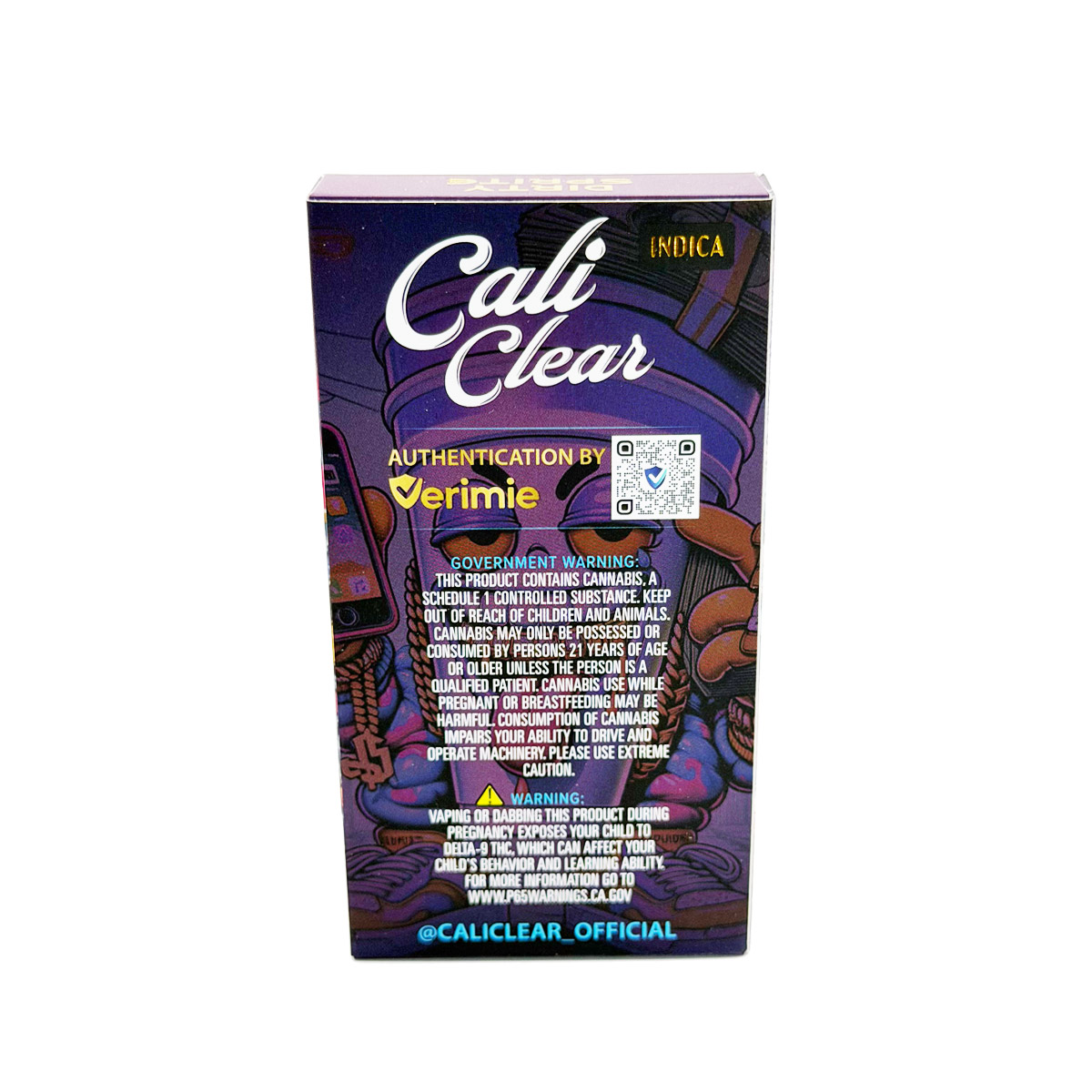 Cali Clear Liquid Diamonds Dirty Sprite (Indica) 2 Grams (2g) Disposable Vape