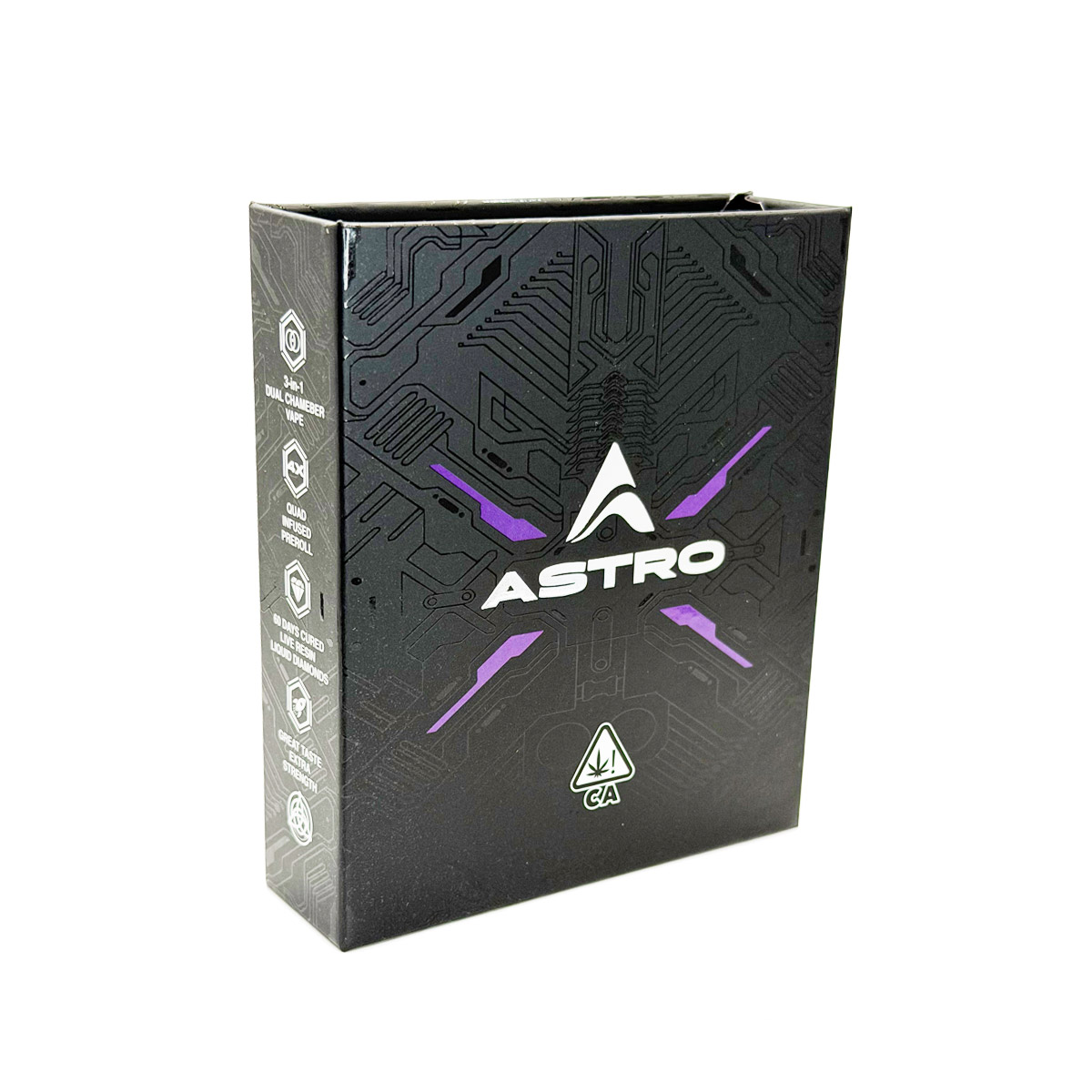 Astro Universe Comet Crasher Cookies (Indica) / Pluto Super Punch (Hybrid) 2 Grams (2g) Dual Tank Disposable Vape