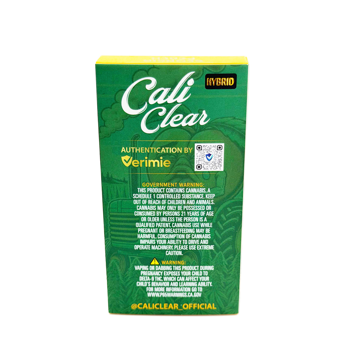 Cali Clear Liquid Diamonds Georgia Peach (Hybrid) 2 Grams (2g) Disposable Vape