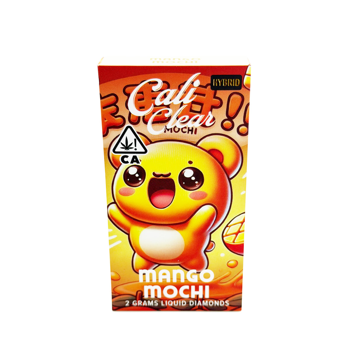 Cali Clear Liquid Diamonds Mango Mochi (Hybrid) 2 Grams (2g) Disposable Vape