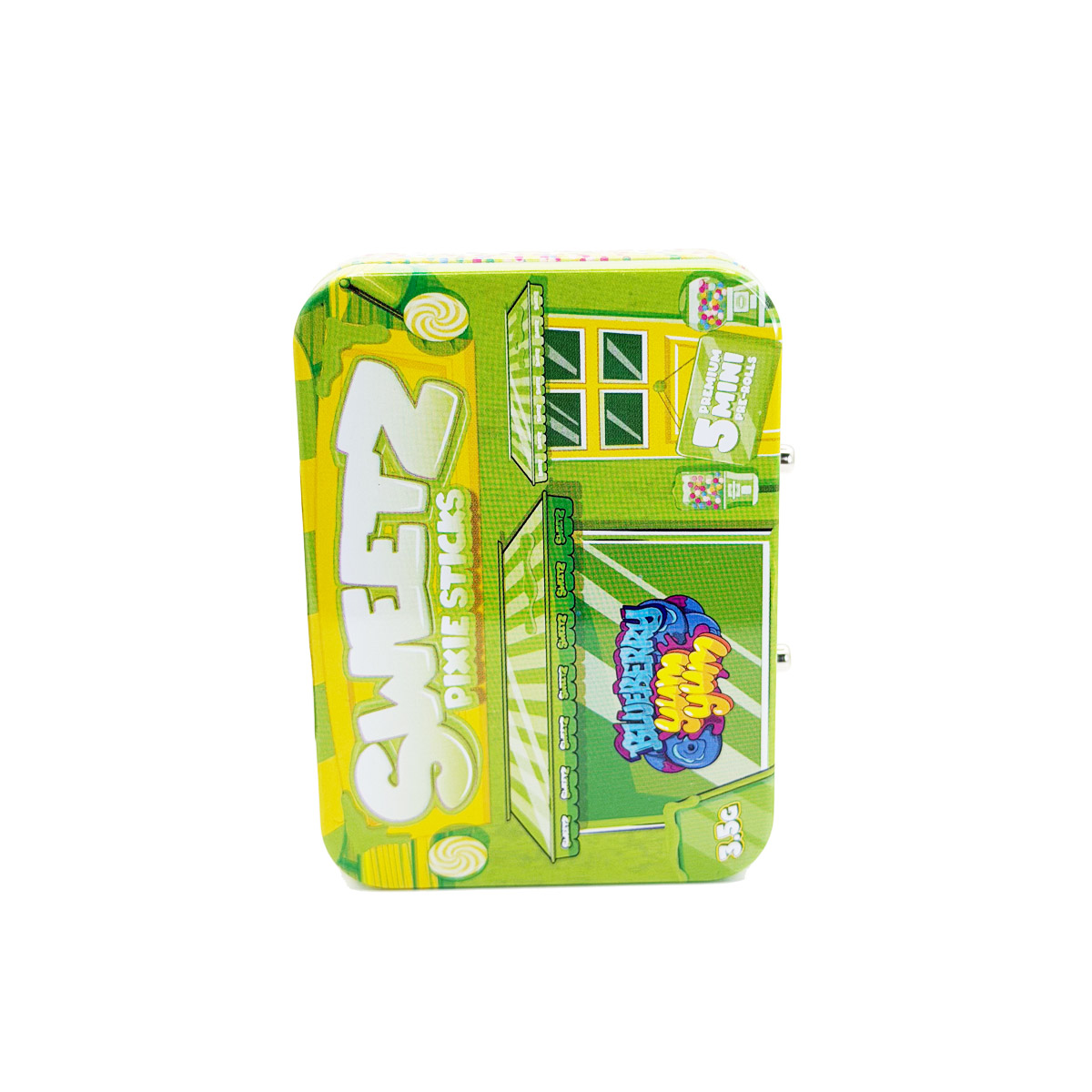 Sweetz Pixie Sticks Blueberry Yum Yum 3.5 Grams (3.5g) Premium Cannabis Infused Pre-Rolls (5-Pack)