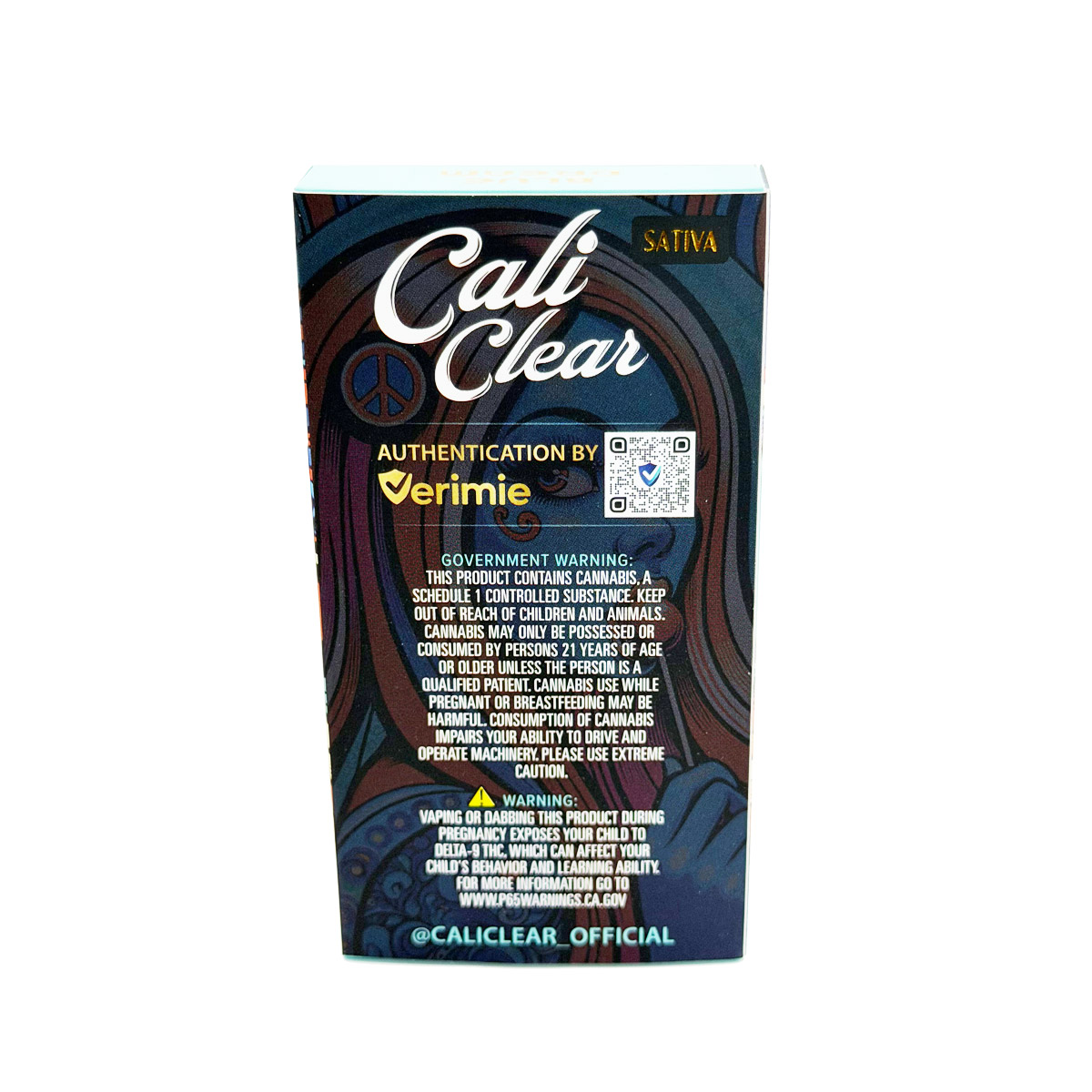 Cali Clear Liquid Diamonds Blue Dream (Sativa) 2 Grams (2g) Disposable Vape